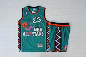 Maillot De Basket All Star 1996 Engrener Vert Short
